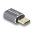 Фото #1 товара Delock USB Adapter 40 Gbps Type-C PD 3.0 100 W Stecker zu Buchse Portschoner 8K 60 Hz