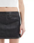 Фото #5 товара Mango denim mini skirt in dark blue