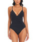 Women's Pulling Strings Knot-Detail One-Piece Swimsuit