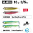 FIIISH Black Minnow Double Combo Search Soft Lure 18g 120 mm