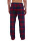 ფოტო #2 პროდუქტის Men's Ultimate Ultra Soft Plaid Flannel Pajama Pants