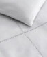 Simple Dot Embroidered Cotton Sateen Duvet Cover Set, Queen