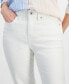 Фото #6 товара Petite High-Rise Natural Straight-Leg Jeans, Petite & Petite Short, Created for Macy's