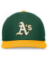 ფოტო #3 პროდუქტის Men's Green/Gold Oakland Athletics Evergreen Two-Tone Snapback Hat