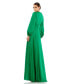 Women's Ieena Puff Sleeve Empire Waist Trumpet Gown