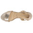 Фото #4 товара CL by Laundry Go On Starstone Metallic Platform Womens Gold Casual Sandals GOON