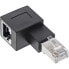 Фото #5 товара InLine patch cord adapter Cat.6A - RJ45 male / female - angled 90° to the left