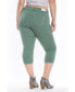 ფოტო #2 პროდუქტის Women Color Mid Rise Crop