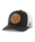 Фото #1 товара Men's Black Las Vegas Raiders Leather Head Flex Hat