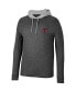 ფოტო #3 პროდუქტის Men's Black Texas A&M Aggies Ballot Waffle-Knit Thermal Long Sleeve Hoodie T-shirt