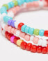 Pieces 3 pack friendship bracelets in multi