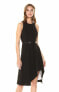 Фото #1 товара Calvin Klein 161465 Women's Sleeveless High Low Fit and Flare Dress Sz. 8