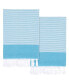 Фото #2 товара Textiles Elegant Thin Stripe Pestemal Pack of 2 100% Turkish Aegean Cotton Beach Towel
