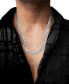 ფოტო #2 პროდუქტის Men's Diamond Link 20" Chain Necklace (1 ct. t.w.) in Sterling Silver