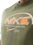 Nike Training graphic t-shirt in olive green