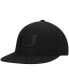 Men's Miami Hurricanes Black on Black Fitted Hat