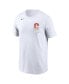 Фото #3 товара Men's White San Francisco Giants Team City Connect Wordmark T-shirt
