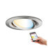 PAULMANN Nova Plus - Smart lighting spot - Brushed steel - ZigBee - LED - Multi - 2700 K