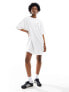 Фото #1 товара Dickies mapleton t-shirt dress in white