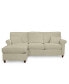 Фото #37 товара Lidia 82" Fabric 2-Pc. Reversible Chaise Sectional Sofa with Storage Ottoman - Custom Colors, Created for Macy's