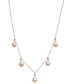 ფოტო #1 პროდუქტის Cultured Freshwater Pearl (5mm) Dangle Collar Necklace, 16" + 2" extender