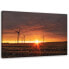 Wandbild Windmühlen Sonnenuntergang