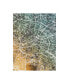 Michael Tompsett Berlin Germany City Map Teal Orange Canvas Art - 20" x 25"