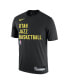 Men's Black Utah Jazz 2023 Sideline Legend Performance Practice T-shirt