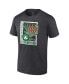 Фото #3 товара Men's Heather Charcoal Boston Celtics 2024 Eastern Conference Champions Full Court Trap T-Shirt