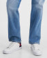 Фото #7 товара Women's Julie Straight-Leg Button-Waist Jeans