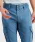 Men's Garment-dyed Straight-Fit Morrison Tapered Cargo Pants, Created for Macy's