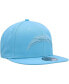 Фото #3 товара Men's Aqua Los Angeles Chargers Color Pack 9Fifty Snapback Hat