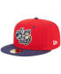 Фото #1 товара Men's Red Lake County Captains Theme Nights 20th Anniversary Alternate 3 59FIFTY Fitted Hat