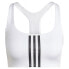 ADIDAS Powerimpact 3 Stripes sports bra medium support Белый, M - фото #4