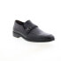 Фото #2 товара Bruno Magli Pedro PEDRO Mens Black Leather Loafers & Slip Ons Casual Shoes 12