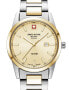 Фото #1 товара Swiss Alpine Military 7767.1141 Ladies Watch Argos two tone gold 34mm 10ATM