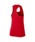 ფოტო #3 პროდუქტის Women's Scarlet Ohio State Buckeyes Modern Circle Racerback Tank Top