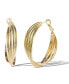 ფოტო #1 პროდუქტის Womens Hoop Earrings Gold or Silver Tone Earrings for Women