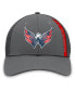 Фото #4 товара Men's Charcoal Washington Capitals Authentic Pro Home Ice Trucker Snapback Hat