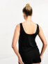Фото #3 товара ASOS DESIGN Maternity exclusive mix & match cotton pyjama vest in black