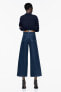 Z1975 wide-leg cropped high-waist belted jeans