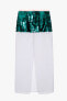 Contrast sequinned skirt - limited edition
