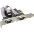 Фото #2 товара InLine Interface Card 2x Serial 9 Pin PCIe (PCI-Express)