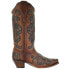 Corral Boots Glitter Studded Snip Toe Cowboy Womens Brown Casual Boots E1508 6 - фото #1