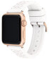 Ремешок Coach White Rubber for Apple Watch