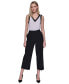 ფოტო #5 პროდუქტის Women's Mid-Rise Cropped Wide-Leg Pants