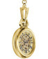 ფოტო #2 პროდუქტის Men's Automatic Classic Sutton Gold-Tone Stainless Steel Chain Pocket Watch 50mm