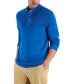 Фото #1 товара Men's Button Mock Neck Sweater, Created for Macy's