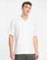 Фото #1 товара Weekday chill short sleeve shirt in white