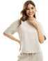 Фото #1 товара Lindex Majken lounge t-shirt in cream